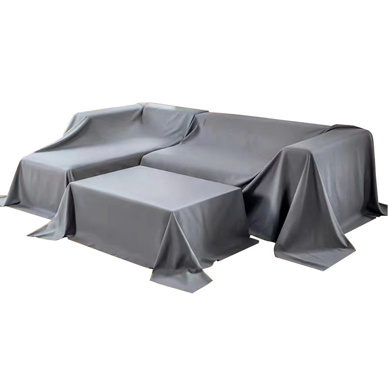 Mørk grå polyester PE møbeltrekk